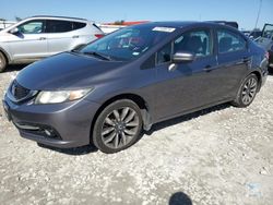 Salvage cars for sale at Cahokia Heights, IL auction: 2015 Honda Civic EXL