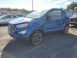 Salvage cars for sale from Copart York Haven, PA: 2018 Ford Ecosport Titanium