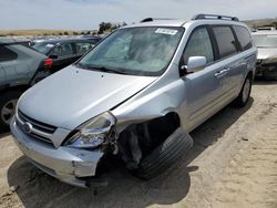 Salvage cars for sale from Copart Martinez, CA: 2007 KIA Sedona EX