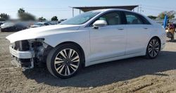 Lincoln mkz salvage cars for sale: 2017 Lincoln MKZ Hybrid Reserve