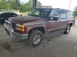 GMC Suburban salvage cars for sale: 1998 GMC Suburban K2500