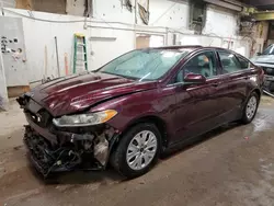 Carros con título limpio a la venta en subasta: 2013 Ford Fusion S