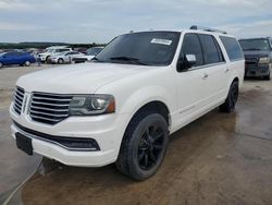 Lincoln Navigator l salvage cars for sale: 2015 Lincoln Navigator L