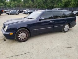 Salvage cars for sale at Waldorf, MD auction: 2002 Mercedes-Benz E 320