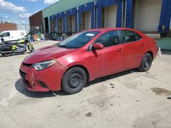 Toyota Vehiculos salvage en venta: 2015 Toyota Corolla L