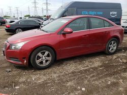 Salvage cars for sale from Copart Elgin, IL: 2012 Chevrolet Cruze LT