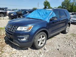 Ford Explorer salvage cars for sale: 2017 Ford Explorer XLT