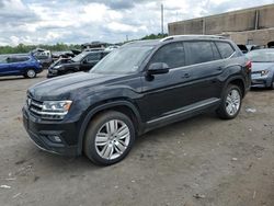 Salvage cars for sale at Fredericksburg, VA auction: 2019 Volkswagen Atlas SEL