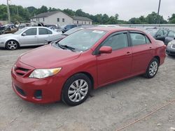 Salvage cars for sale at York Haven, PA auction: 2012 Toyota Corolla Base