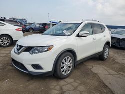 Salvage cars for sale at Woodhaven, MI auction: 2016 Nissan Rogue S