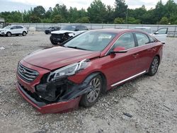 Salvage cars for sale at Memphis, TN auction: 2015 Hyundai Sonata Sport