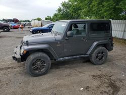 Salvage cars for sale at London, ON auction: 2017 Jeep Wrangler Sahara