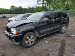 Salvage cars for sale at New Britain, CT auction: 2006 Jeep Grand Cherokee Laredo
