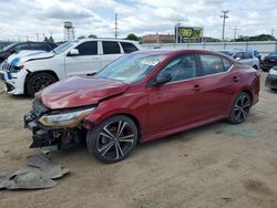 Nissan salvage cars for sale: 2021 Nissan Sentra SR