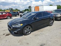 Salvage cars for sale from Copart Bridgeton, MO: 2018 Ford Fusion Sport