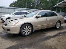 Salvage cars for sale at Austell, GA auction: 2007 Honda Accord EX