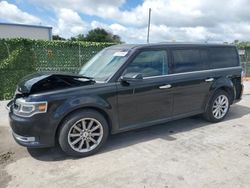 Salvage cars for sale at Orlando, FL auction: 2013 Ford Flex Limited