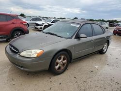 Salvage cars for sale at San Antonio, TX auction: 2001 Ford Taurus SES