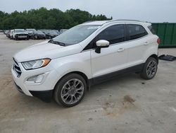 Ford salvage cars for sale: 2018 Ford Ecosport Titanium