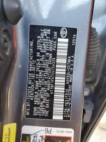 2012 Toyota Camry Base