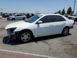 Salvage cars for sale at Rancho Cucamonga, CA auction: 2007 Honda Accord EX