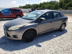 Salvage cars for sale at New Braunfels, TX auction: 2012 Ford Focus S