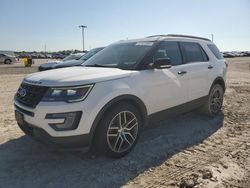 Salvage cars for sale at Temple, TX auction: 2017 Ford Explorer Sport