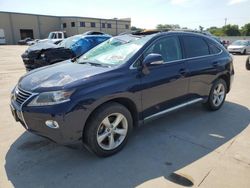 Salvage cars for sale at Wilmer, TX auction: 2015 Lexus RX 350 Base