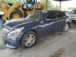 Salvage cars for sale at Gaston, SC auction: 2012 Infiniti G25 Base