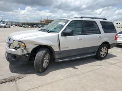 Salvage cars for sale at Grand Prairie, TX auction: 2007 Ford Expedition XLT