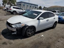 Salvage cars for sale from Copart Albuquerque, NM: 2013 Dodge Dart SE