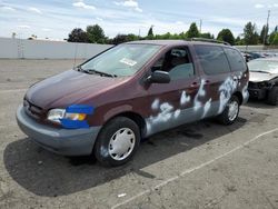 Salvage cars for sale at Portland, OR auction: 1999 Toyota Sienna LE