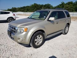 Salvage cars for sale at New Braunfels, TX auction: 2012 Ford Escape Limited