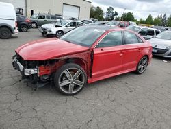 Vehiculos salvage en venta de Copart Woodburn, OR: 2018 Audi A3 Premium Plus