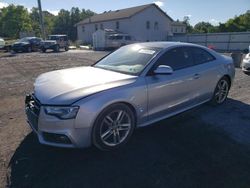 Salvage cars for sale at York Haven, PA auction: 2015 Audi S5 Premium Plus