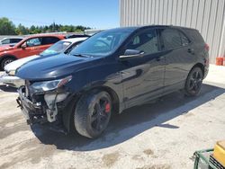 Salvage cars for sale at Franklin, WI auction: 2018 Chevrolet Equinox LT