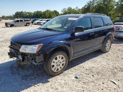 Salvage cars for sale at Houston, TX auction: 2018 Dodge Journey SE
