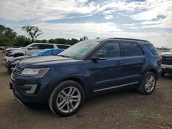 Salvage cars for sale at Des Moines, IA auction: 2016 Ford Explorer XLT