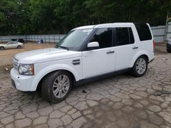 Salvage cars for sale from Copart Austell, GA: 2012 Land Rover LR4 HSE
