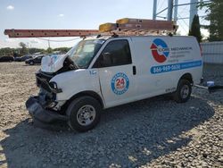 Salvage trucks for sale at Windsor, NJ auction: 2023 Chevrolet Express G2500