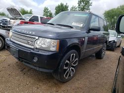 Land Rover Range Rover salvage cars for sale: 2007 Land Rover Range Rover HSE