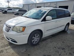 Salvage cars for sale at Jacksonville, FL auction: 2012 Chrysler Town & Country Touring