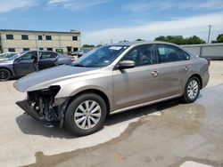 Volkswagen salvage cars for sale: 2015 Volkswagen Passat S