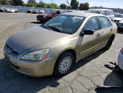 Honda Accord DX Vehiculos salvage en venta: 2004 Honda Accord DX