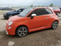 Salvage cars for sale from Copart Houston, TX: 2014 Fiat 500 Electric