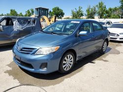 Salvage cars for sale at Bridgeton, MO auction: 2013 Toyota Corolla Base