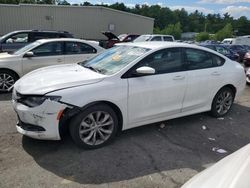 Salvage cars for sale at Exeter, RI auction: 2015 Chrysler 200 S