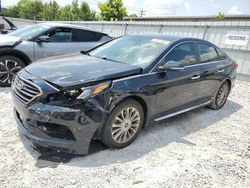 Salvage cars for sale at Walton, KY auction: 2015 Hyundai Sonata Sport