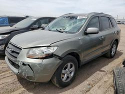 Salvage cars for sale at Phoenix, AZ auction: 2007 Hyundai Santa FE GLS