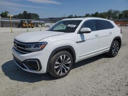 Volkswagen salvage cars for sale: 2021 Volkswagen Atlas Cross Sport SEL Premium R-Line